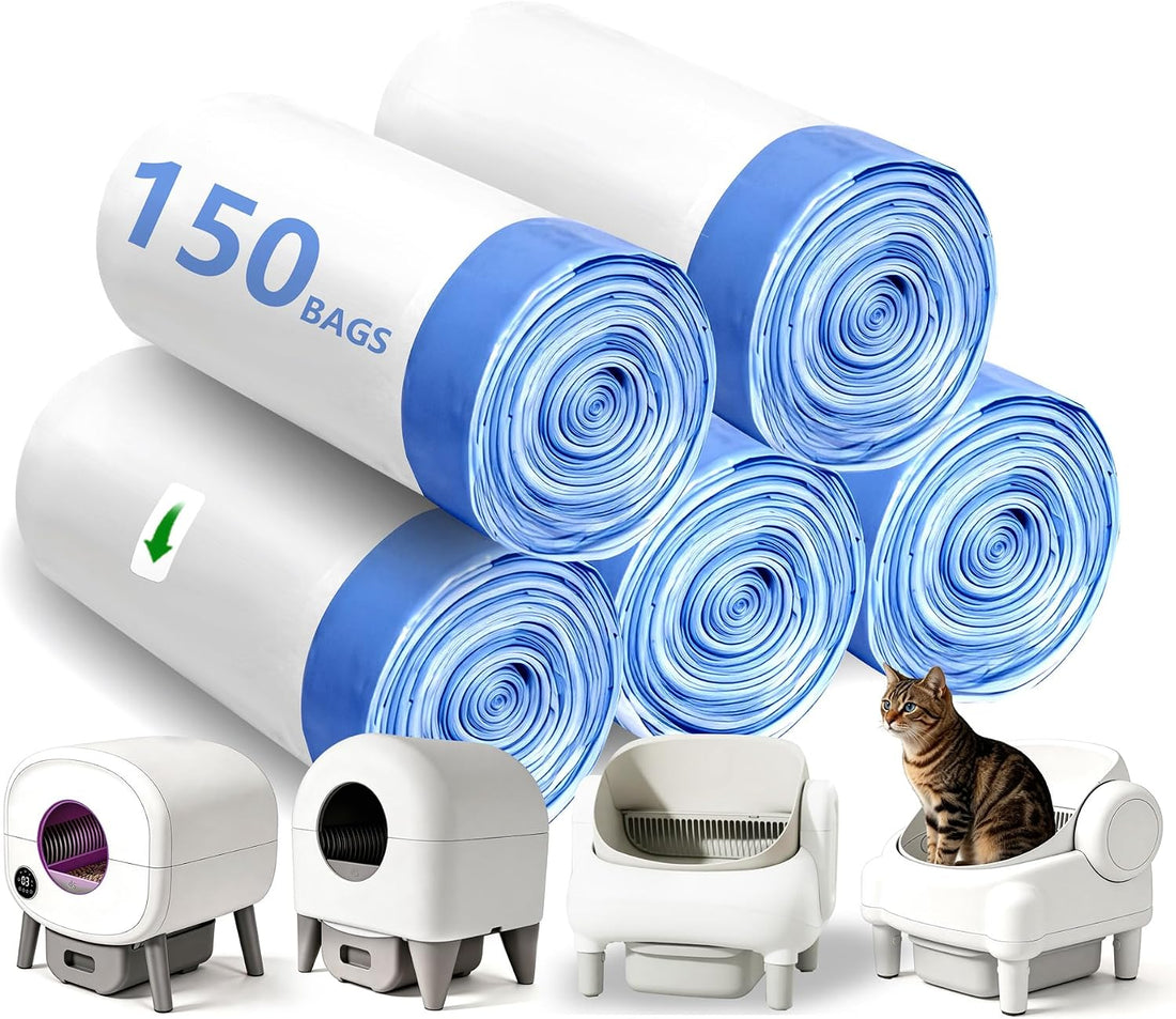Litter Box Liners 120 Count for Litter R.o.bot 3/4/5-25.2 x 23.6 IN