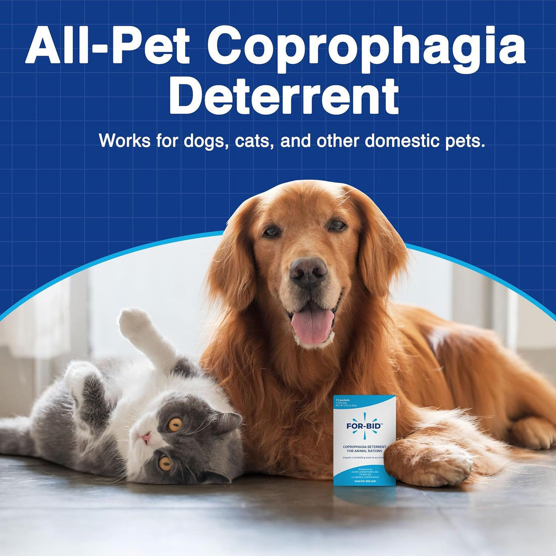 Coprophagia Deterrent for Dogs & Cats, Stool Eating Deterrent, 1 Pk