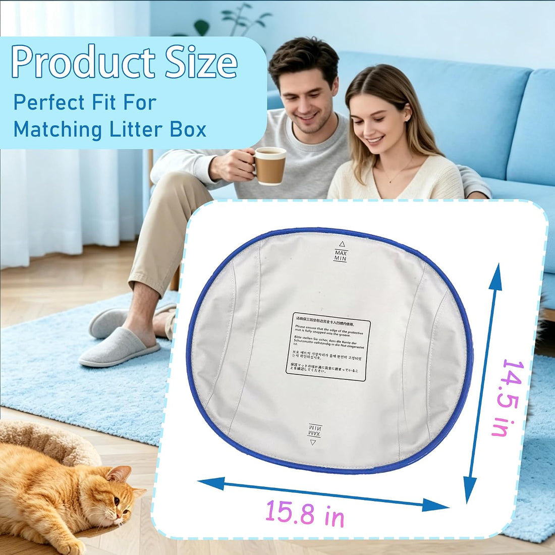 Cat Litter Box Liners for PARUUNTYS Self Cleaning Litter Box