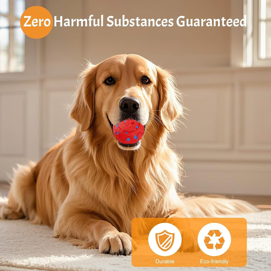Interactive Smart Dog Toy, Automatic Moving, Bouncing Ball