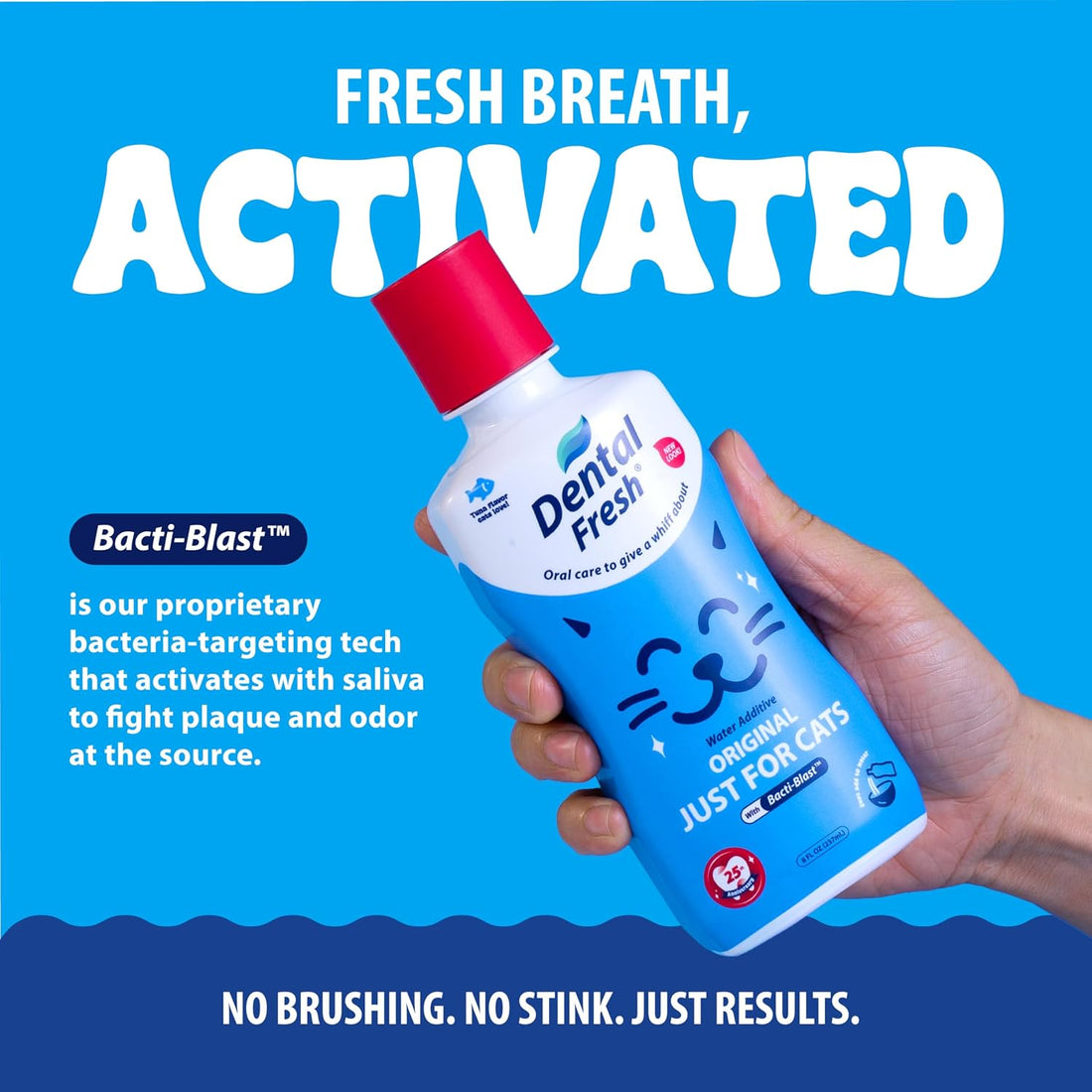 Dental Fresh Cat Water Additive, Tuna Flavor Dental Care