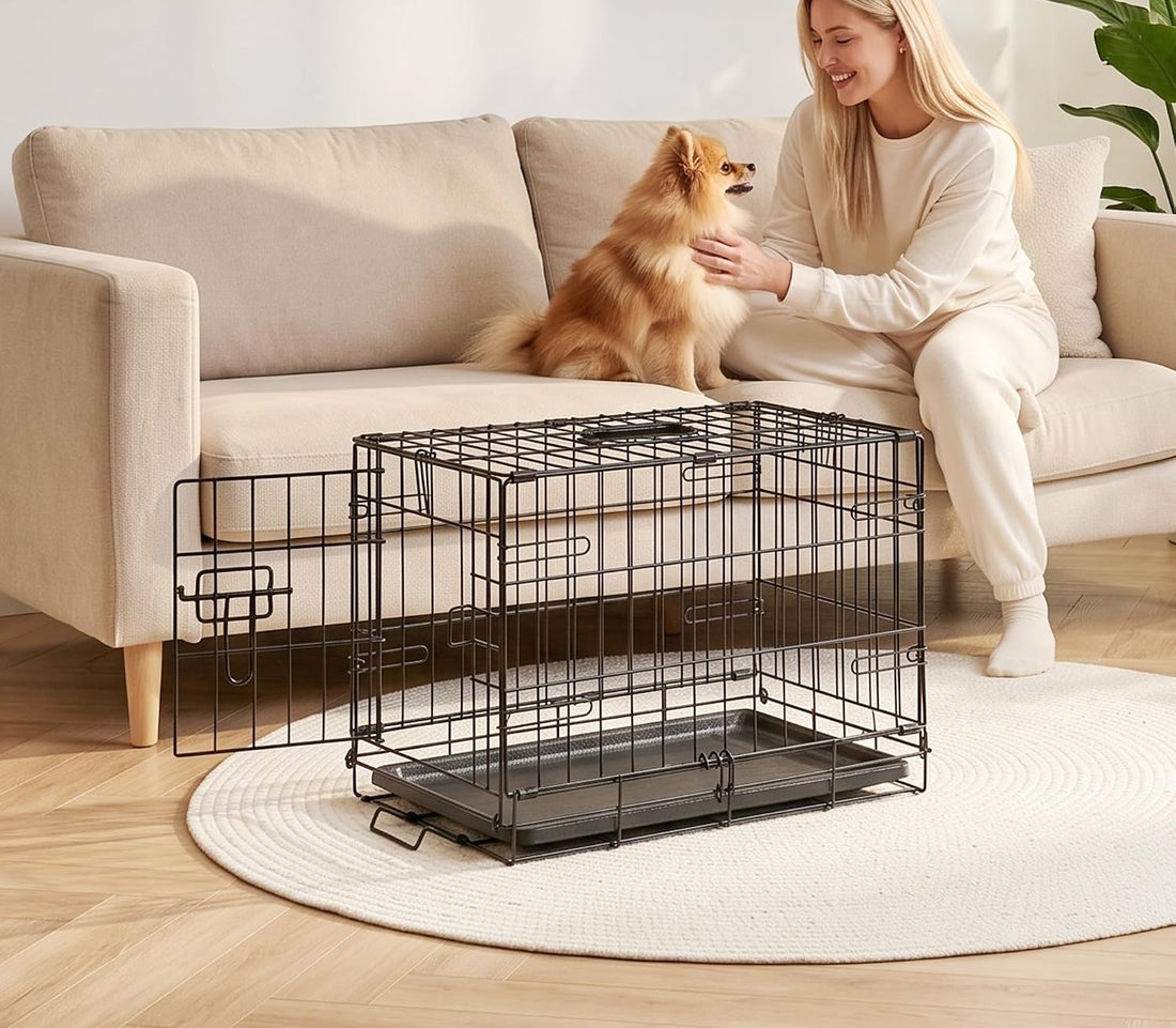 Portable Single Door Dog Crate