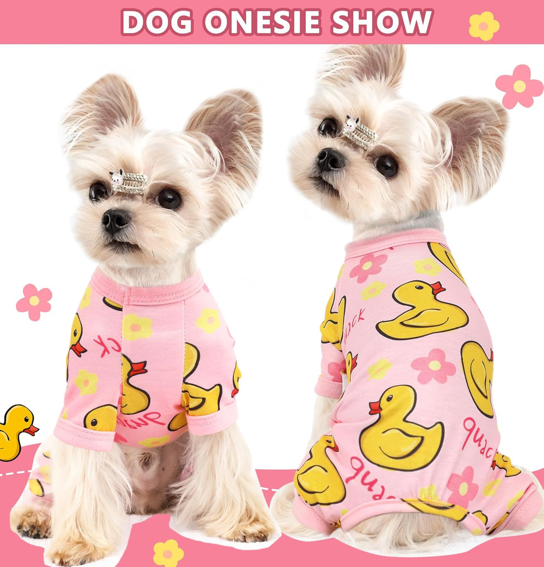 Dog Pajamas for Small Dogs Stretchy Chihuahua Clothes Summer Doggie