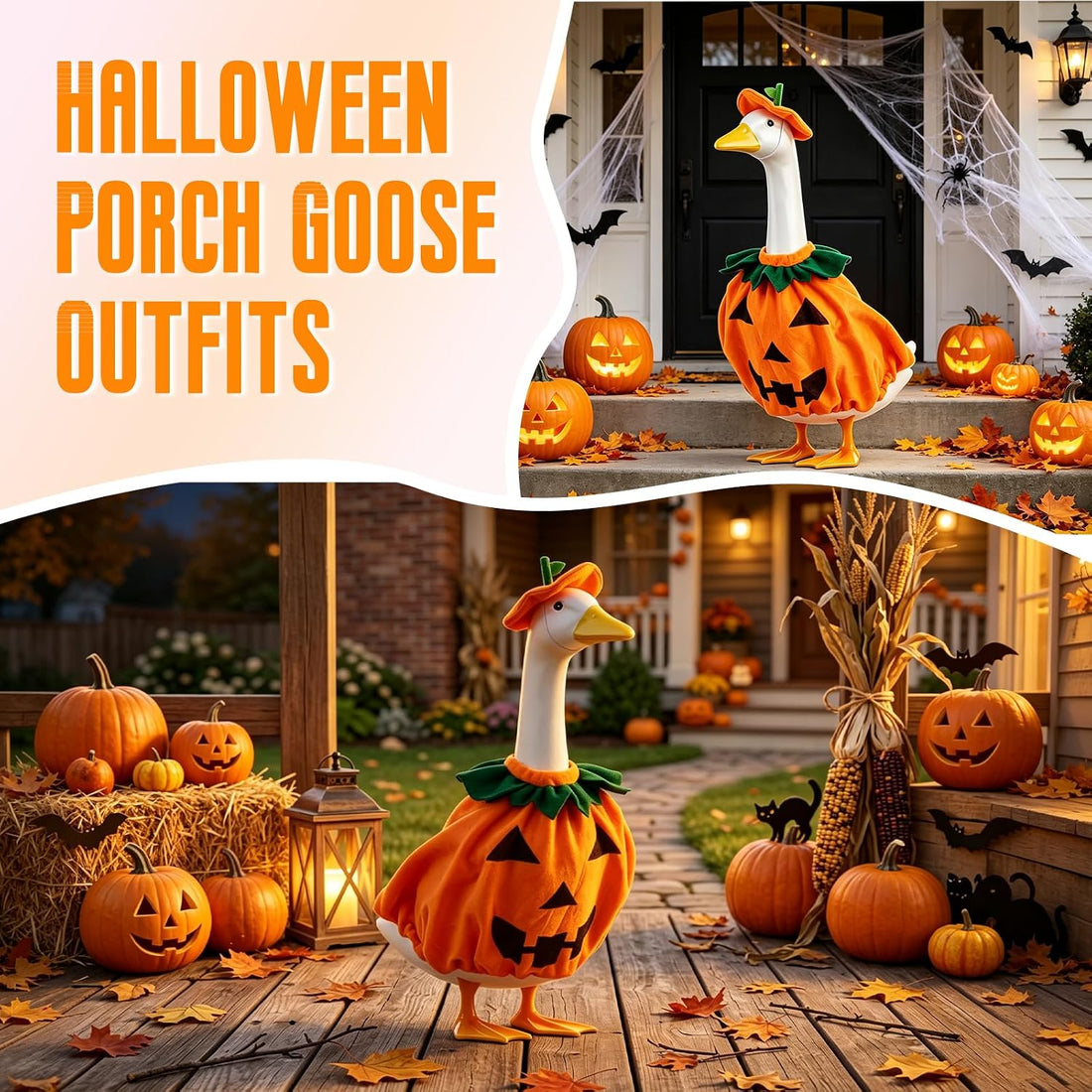 6 Set 23In Porch Goose Outfits for Holiday