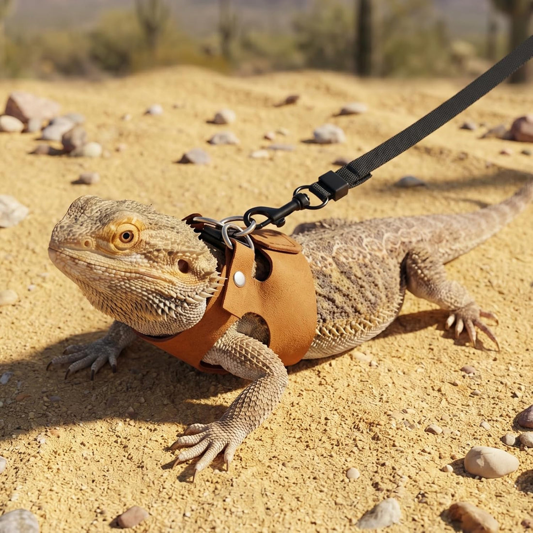 3PCS Bearded Dragon Harness and Leash Set