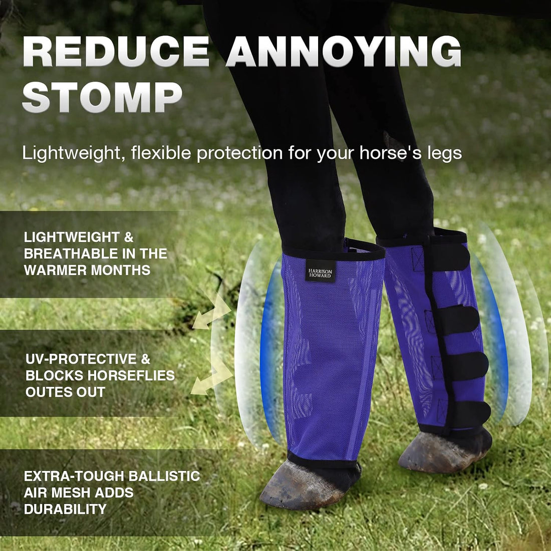 Harrison Howard Loose Fitting Fly Boots UV-Protective Extra Tough