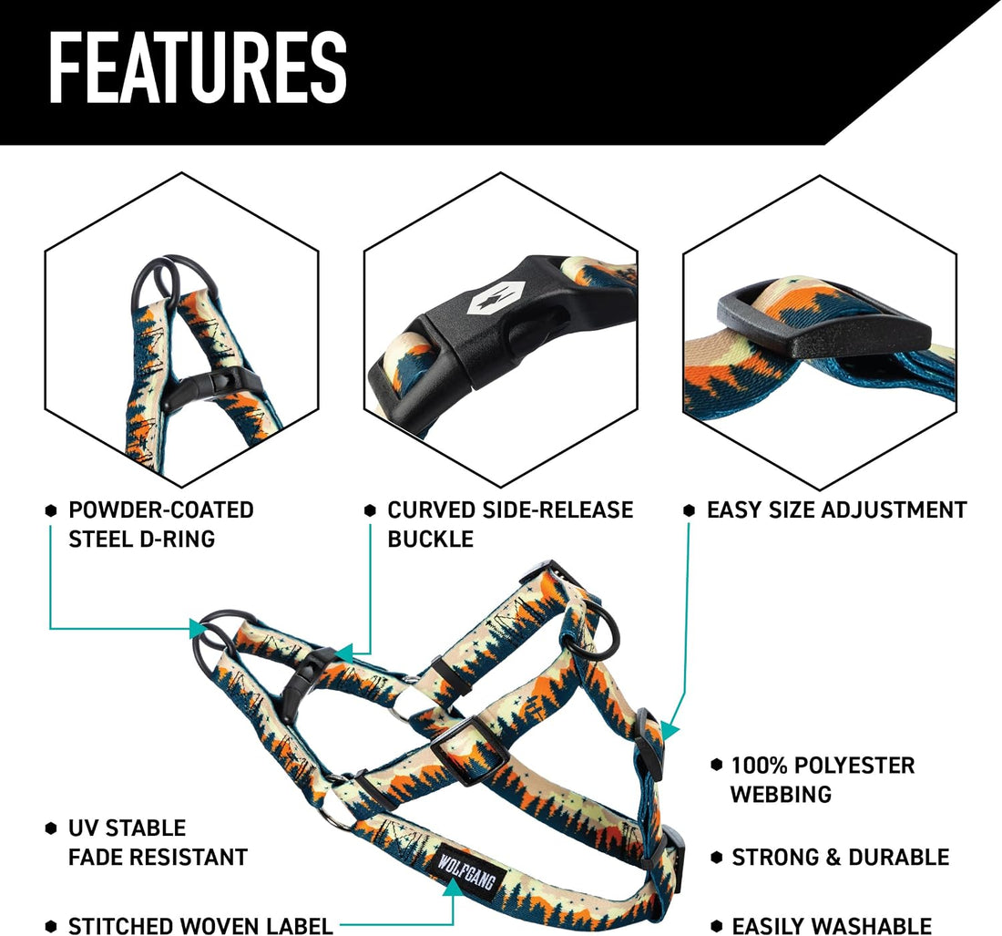 Wolfgang Heavy Duty Adjustable Dog Harness