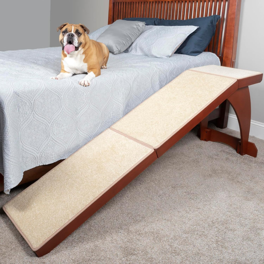 PetSafe CozyUp Wooden Bed Ramp for Cats & Dogs