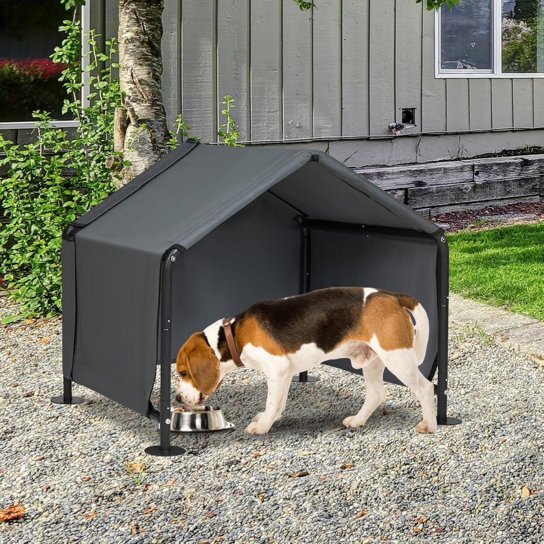 LitaiL Dog Shades for Outside - Outdoor Dog Kennel for Small Dogs