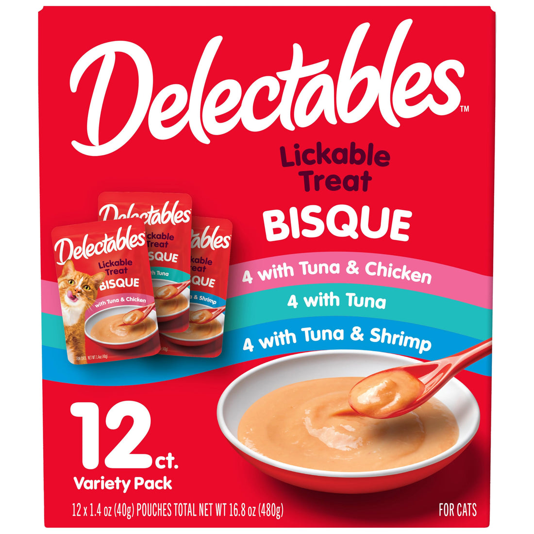 Delectables Bisque Lickable Wet Cat Treats