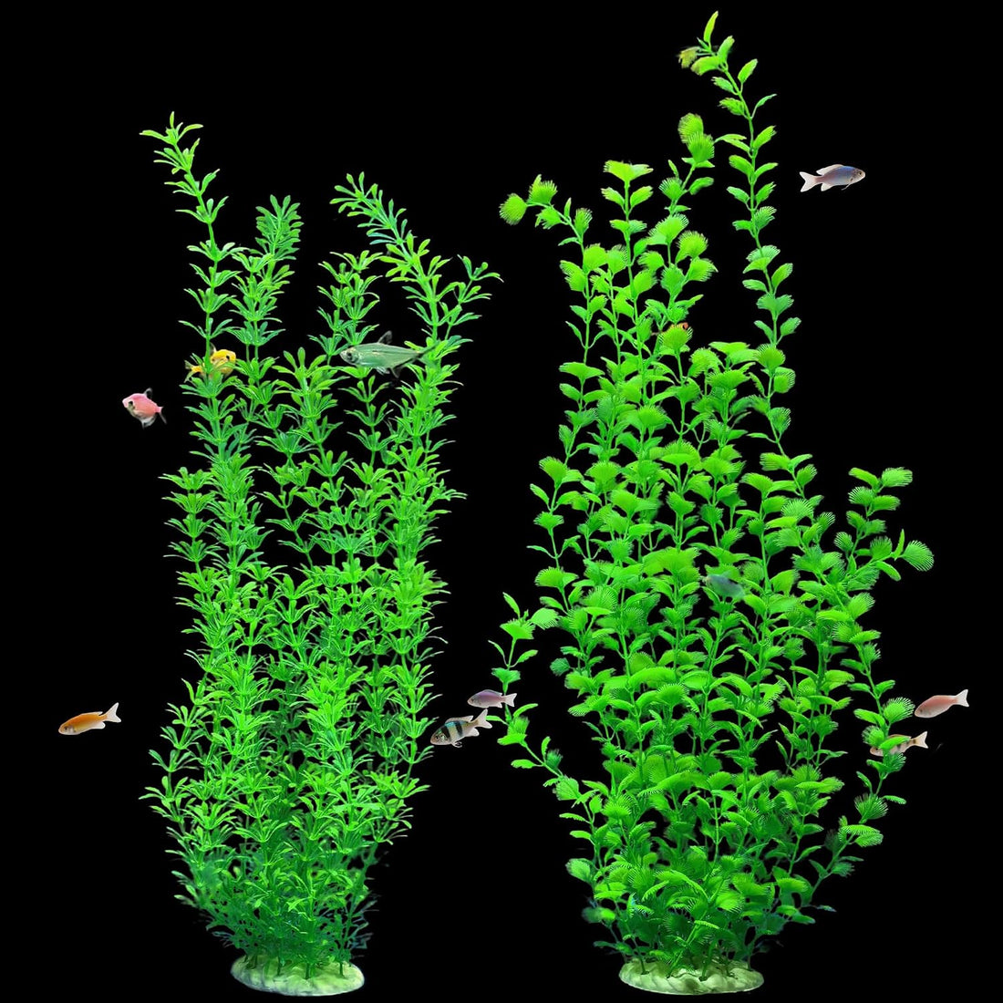 25.98 Inch Tall Aquarium Plants – 2 Pcs Fish Tank Plants Plastic