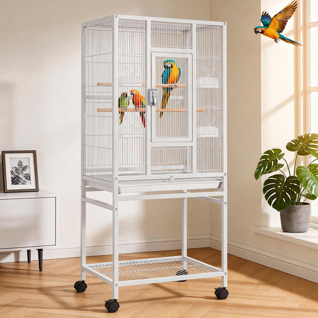 DWVO 41-inch Metal Bird Cage