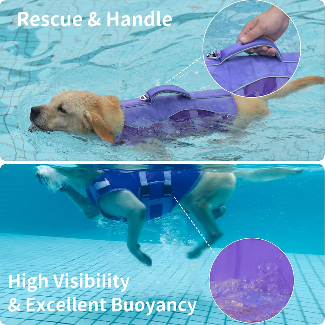 PETDSH Dog Life Jacket Medium