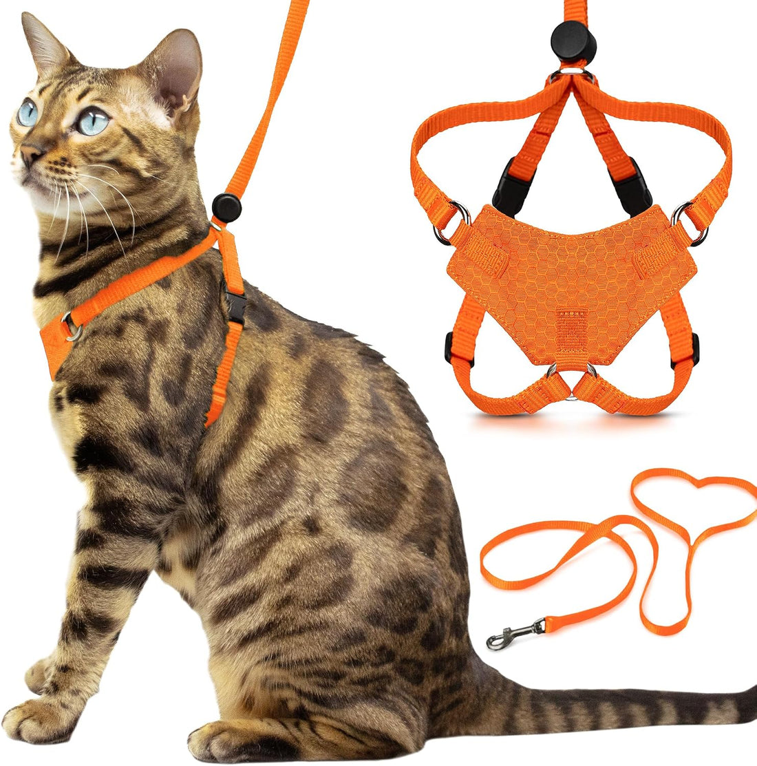 OutdoorBengal Houdini™ Escape Proof Cat Harness and Leash