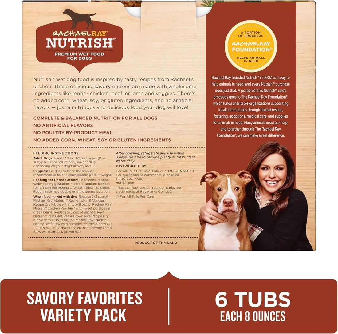 Nutrish Rachael Ray Premium Natural Wet Dog Food
