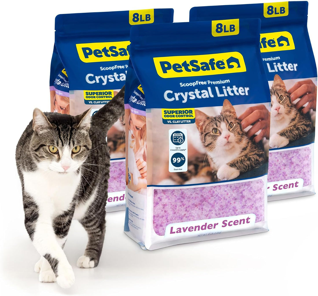 PetSafe ScoopFree Odor Control Crystal Cat Litter, Fresh Scent
