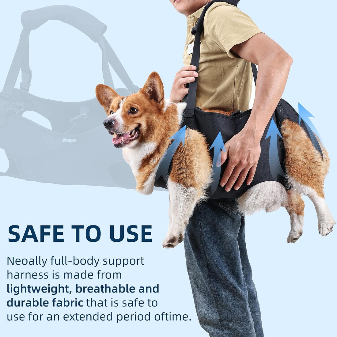 Full Body Lift Harness for Dogs,Canine Support Rehabilitation Dog