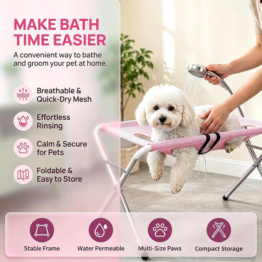 Pet Grooming Hammock for Dog&Cat