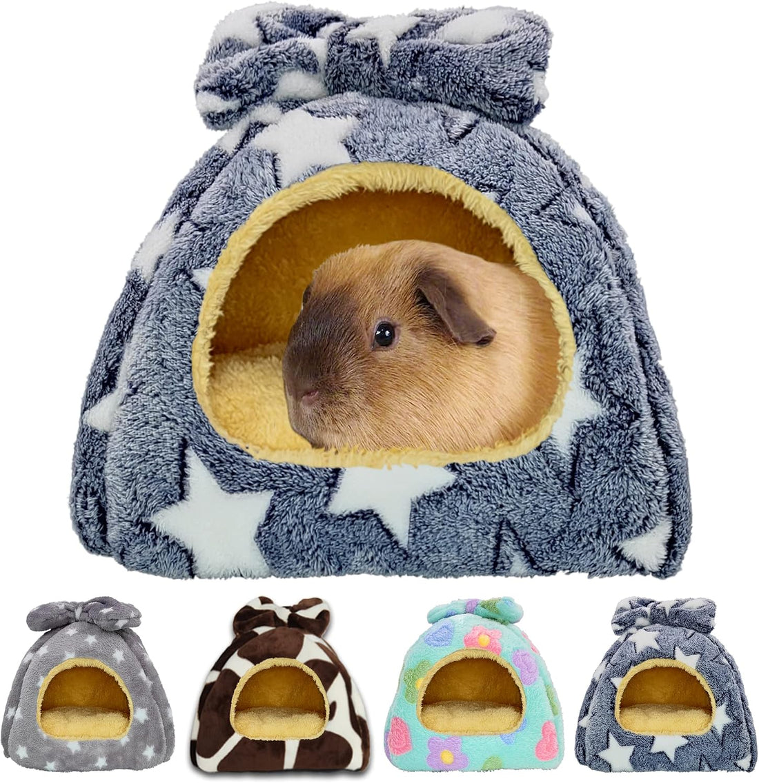 Guinea Pig Bed, Hideout House for Small Animals, Warm & Cozy