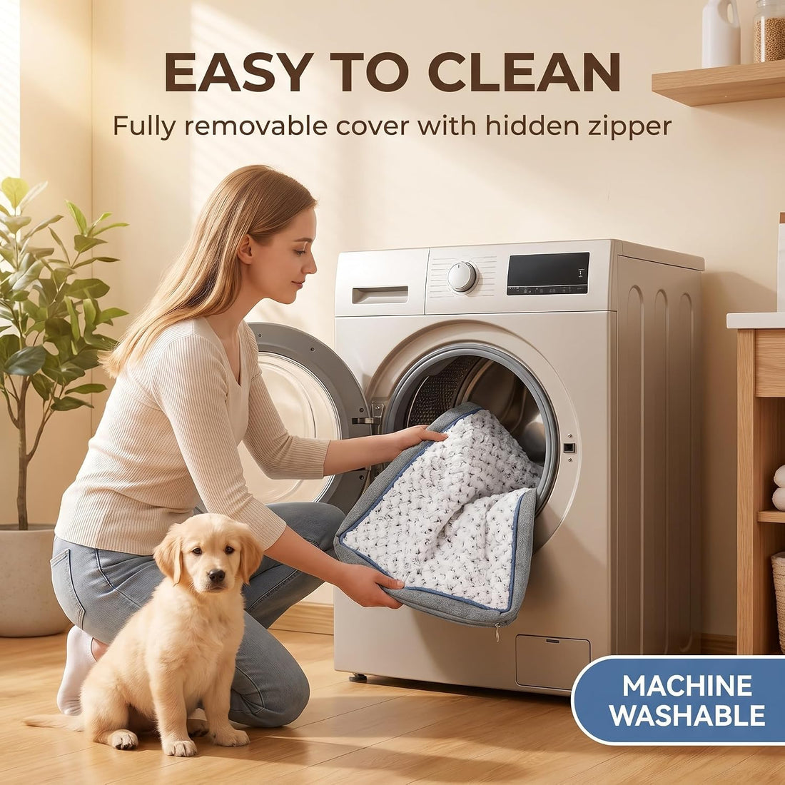 EMPSIGN Reversible Dog Bed Mat