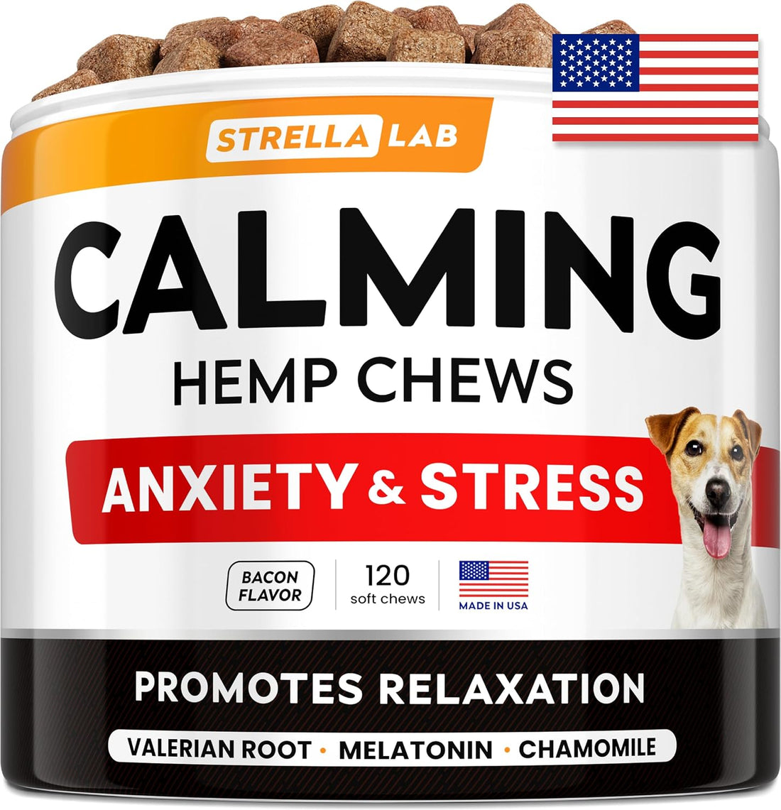 Advanced Calming Chews for Dogs - Hemp Chews and Melatonin