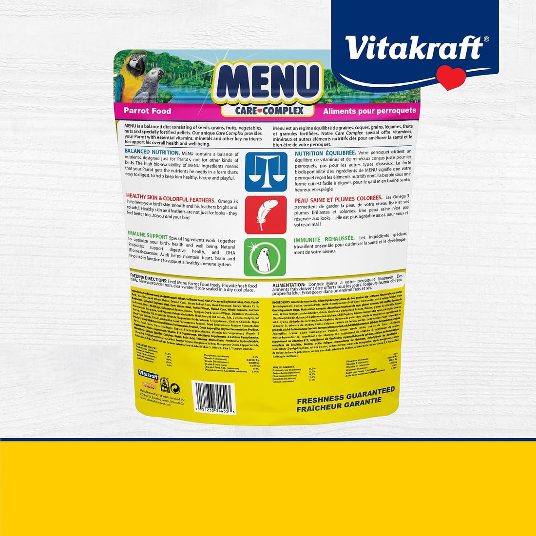 Vitakraft Menu Parrot Food 5 lb.