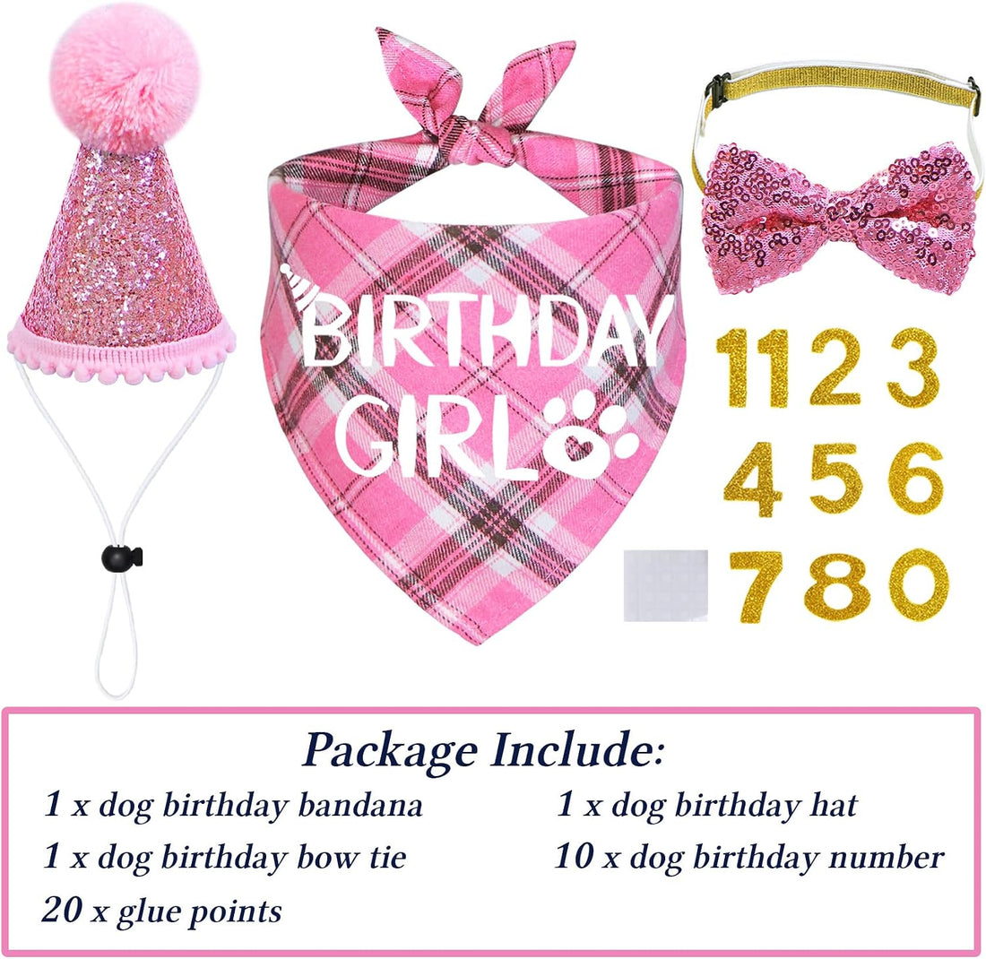 STMK Dog Birthday Outfits, Multi Size Dog Birthday Hat Dog Birthday
