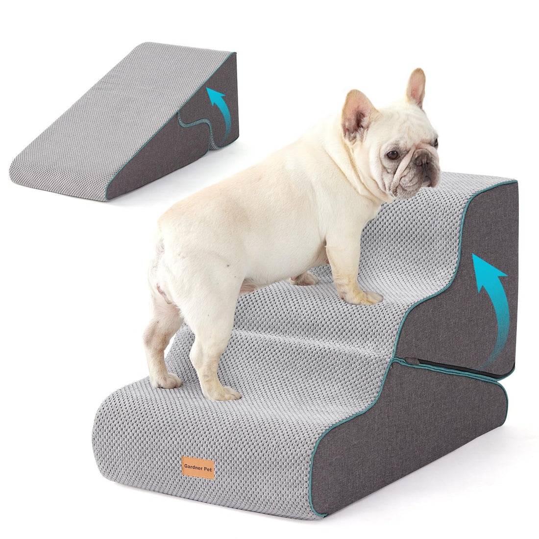 Gardner Pet Dog Stairs for Small Dogs 16.5" H