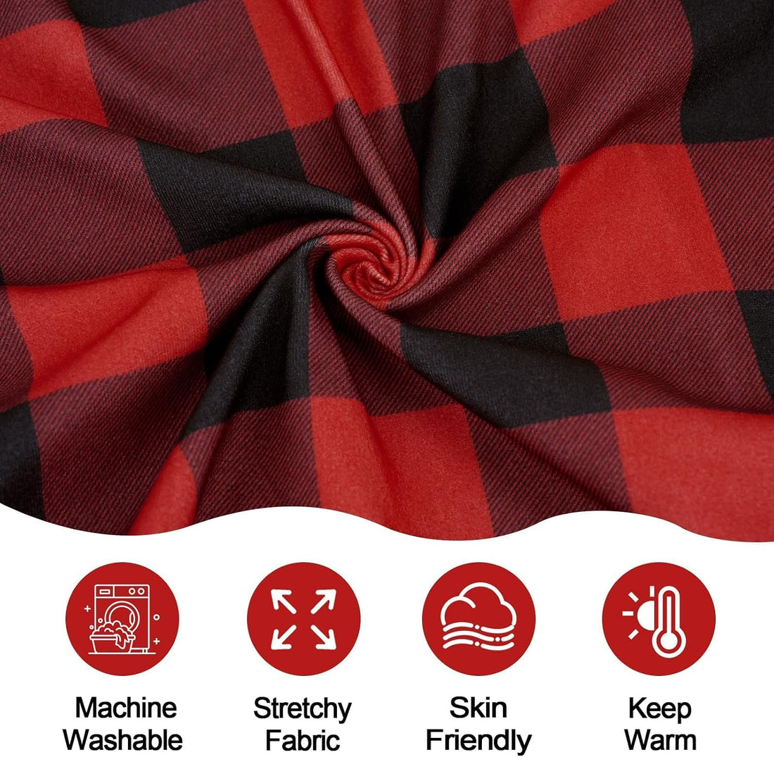 XPUDAC 4 Pack Dog Pajamas for Small Dogs Cats Plaid Doggie Clothes