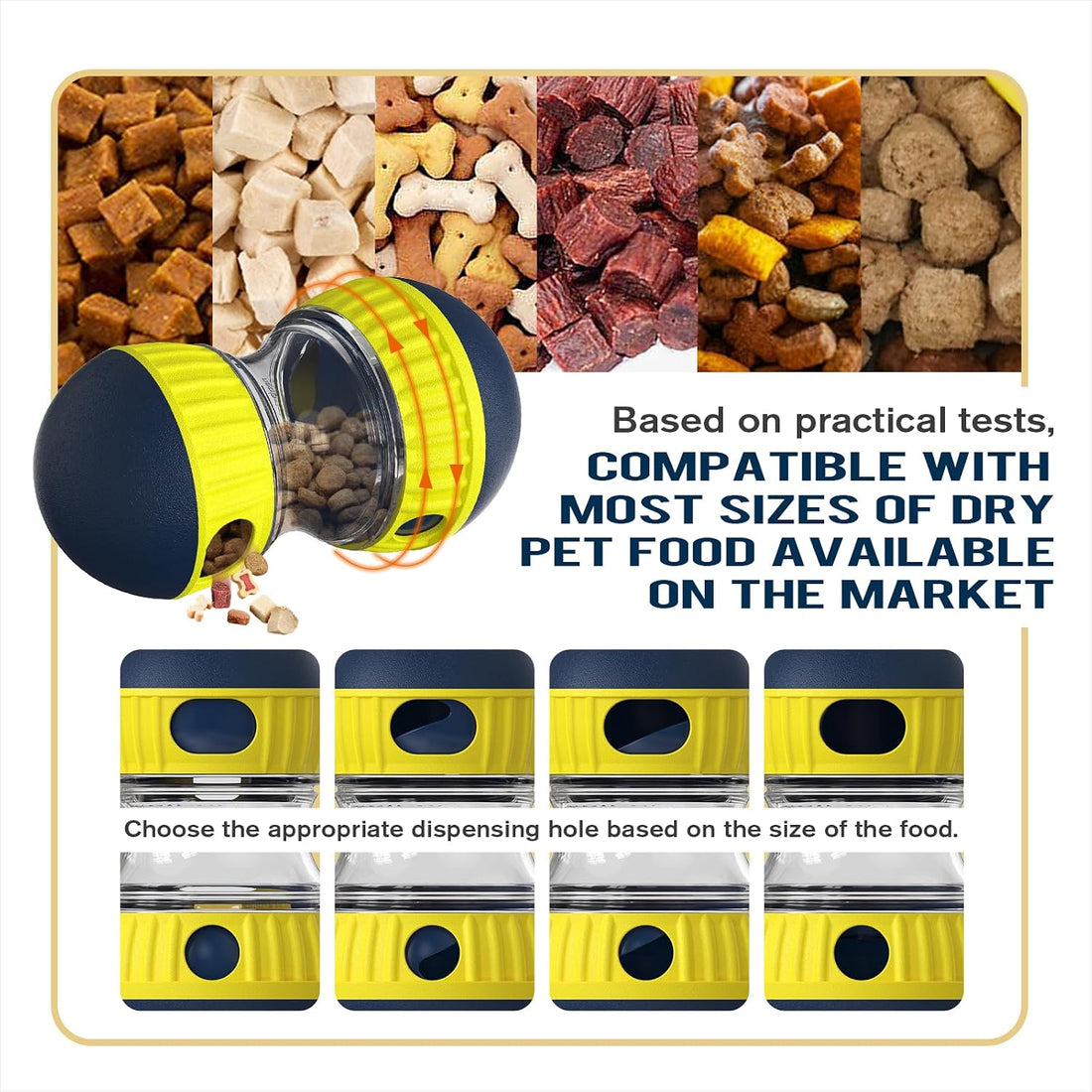 TLKNG Large Size Dog Enrichment Toy for Medium/Small Dogs Treat