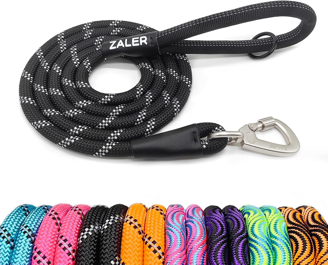 ZALER Long Dog Leash, 50 feet 30ft 20ft 15ft 10ft Dog Training Lead