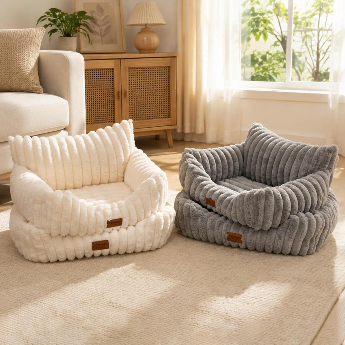 PETKARAY Cat Couch Bed, 24'' Soft Sofa for Indoor Cats