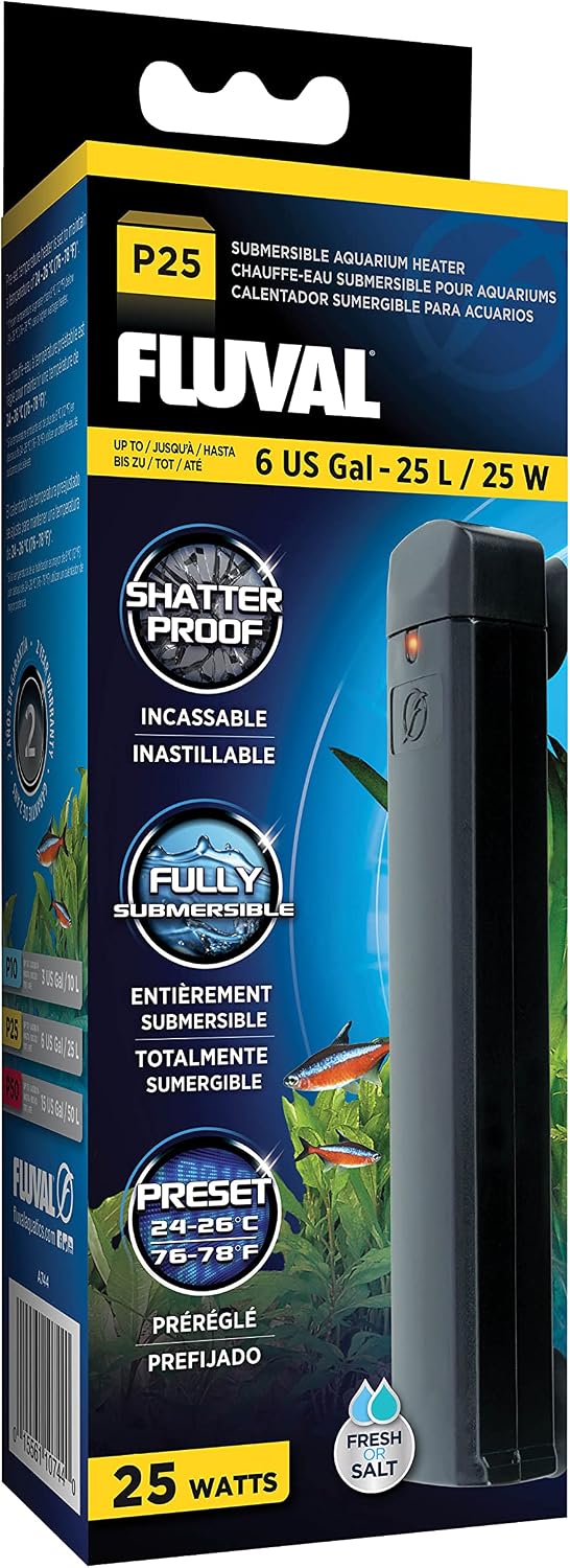 Fluval P50 Submersible Aquarium Heater