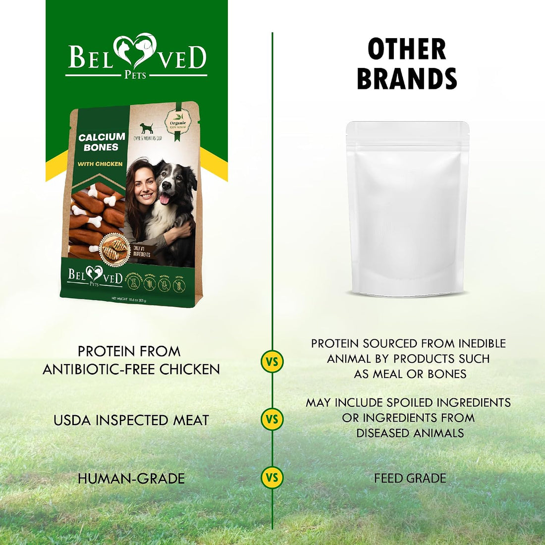 Dog Treats Bones Wrapped Chicken & Rawhide Free Chew