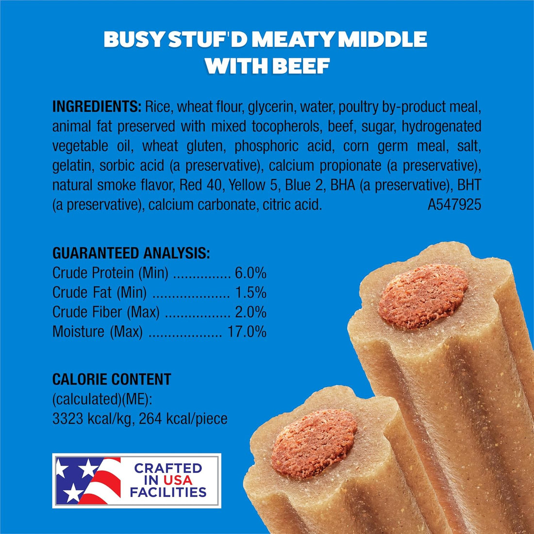 Purina Busy Stuf’d Medium Long Lasting Dog Chews - 21 ct. Pouch