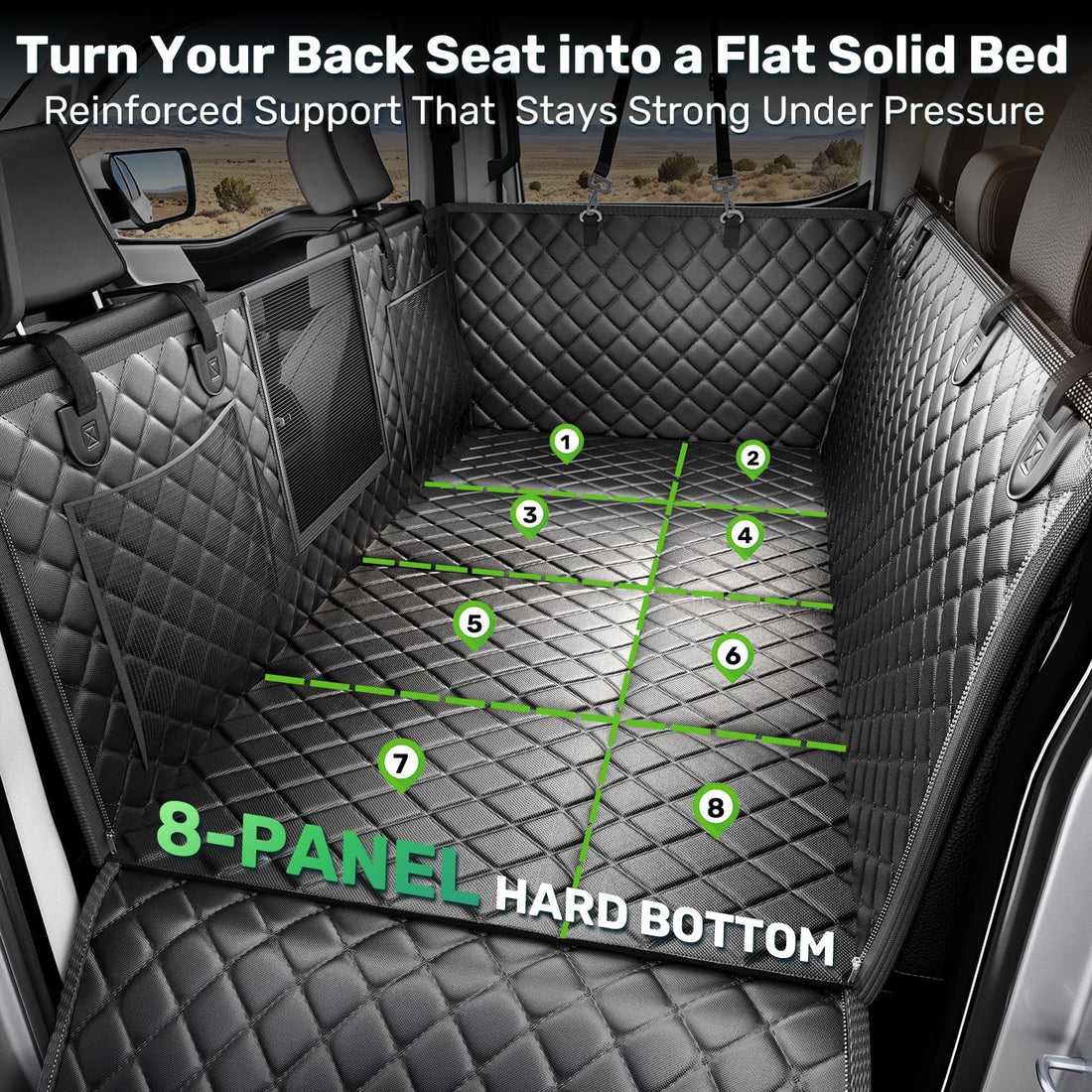 Zanch Heavy-Duty Dog Car Seat Cover