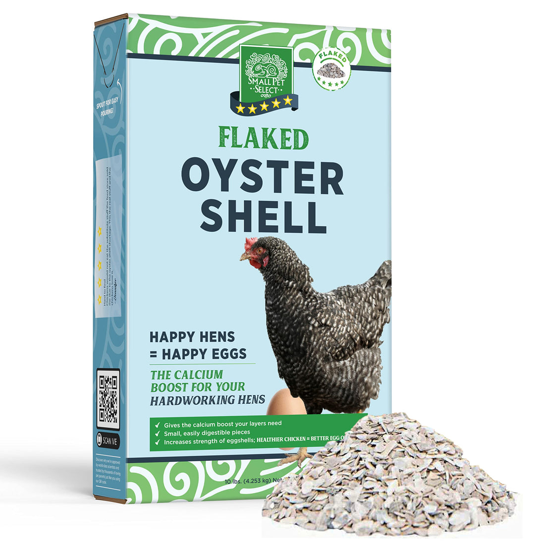 Small Pet Select Flaked Oyster and Seashell Mix