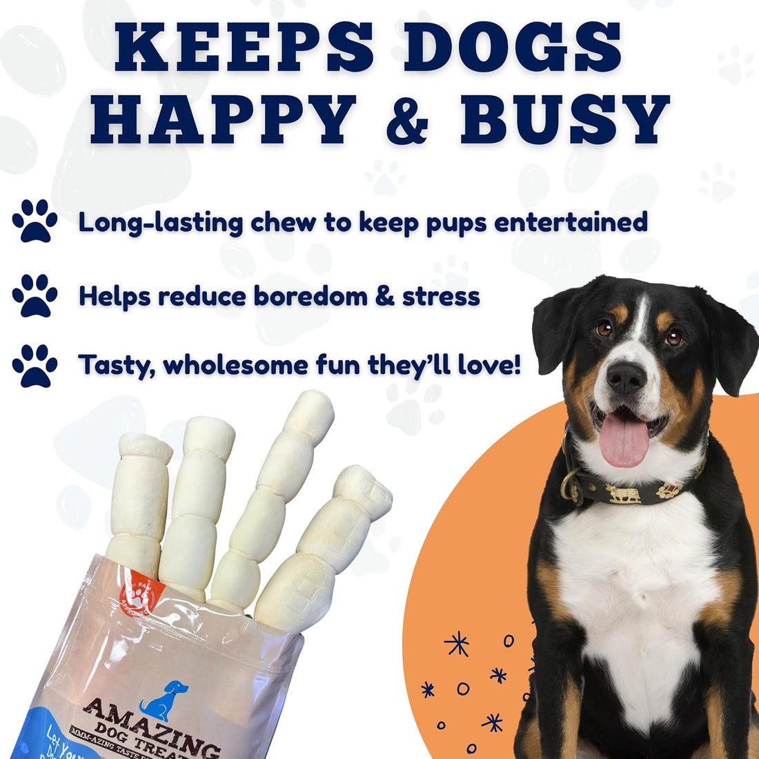 Amazing Dog Treats - Beef Cheek Rolls