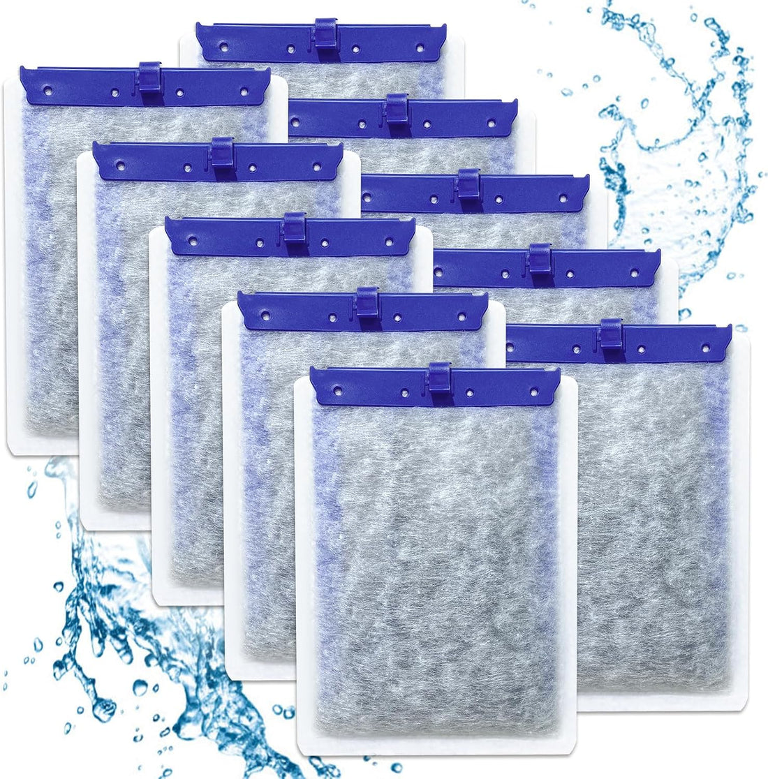 12PCS Medium Filter Cartridges Compatible with Tetra Whisper Bio-Bag
