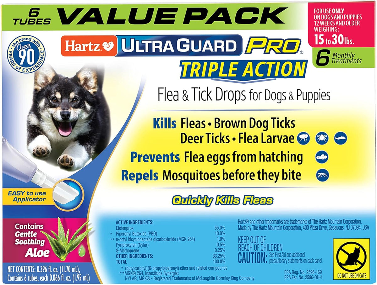 Hartz UltraGuard Pro Flea & Tick Topical Dogs & Puppies Treatment