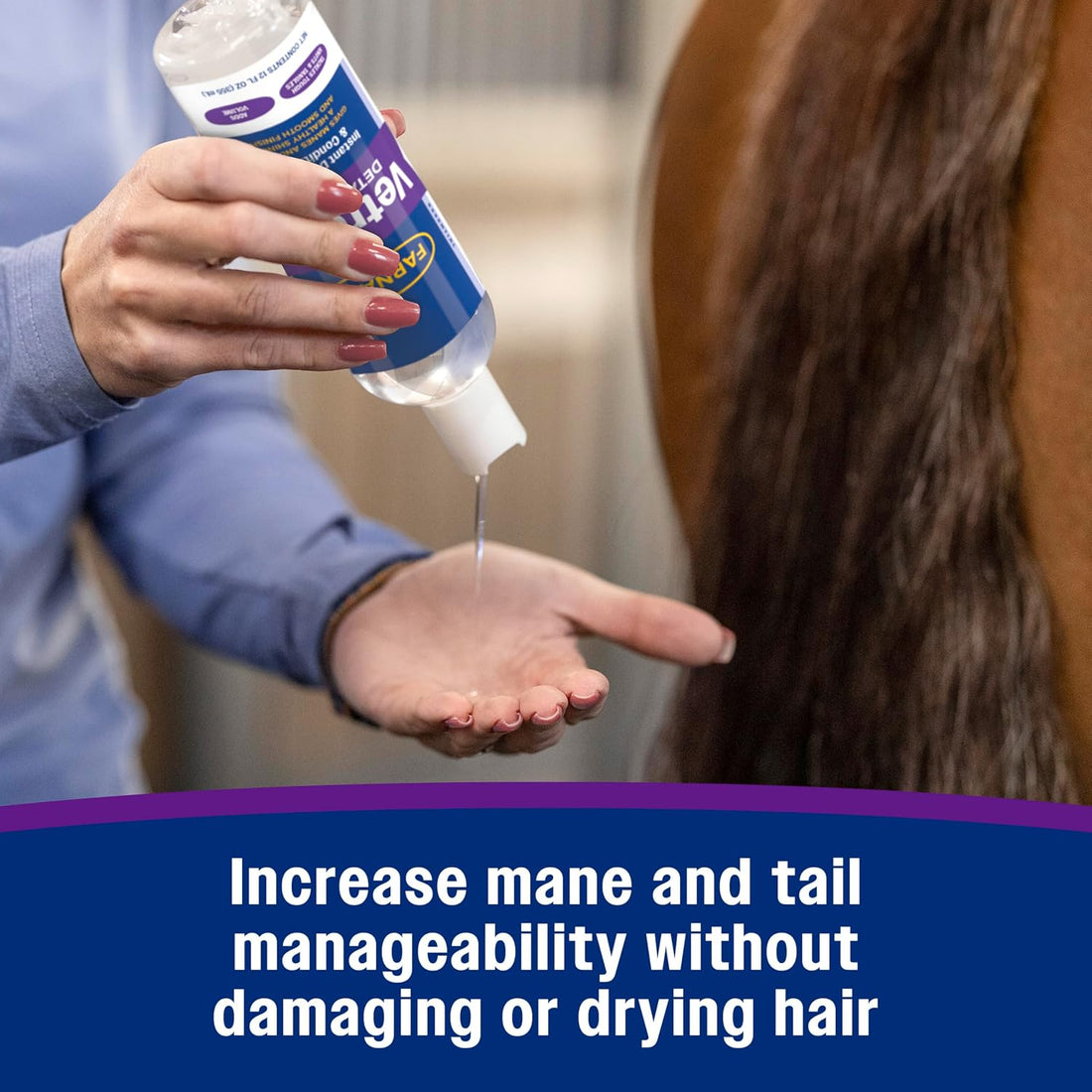 Farnam Vetrolin Detangler and Conditioner for Horse Manes and Tails