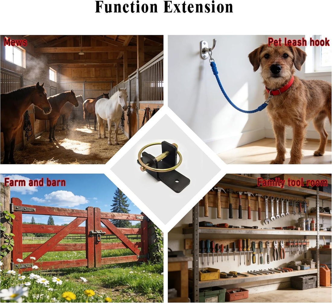 Quick-Release Bucket Hooks, 4-Pack Heavy Duty Bucket Holder Set