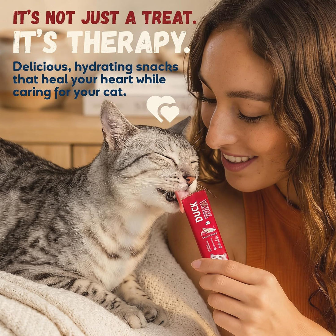 Pawmate Lickable Tuna & Duck Cat Treats