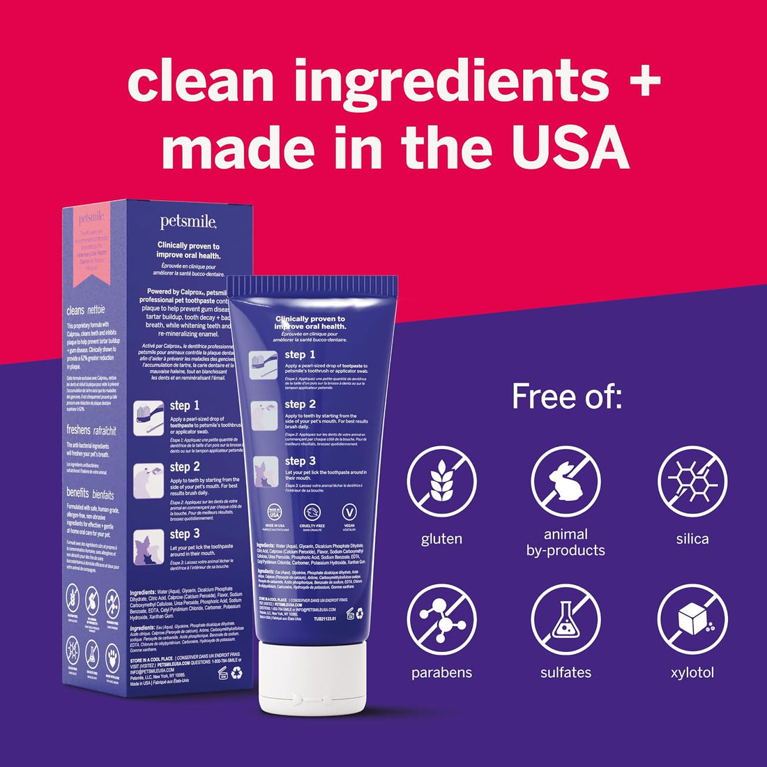 Petsmile Professional Pet Toothpaste for Cats & Dogs