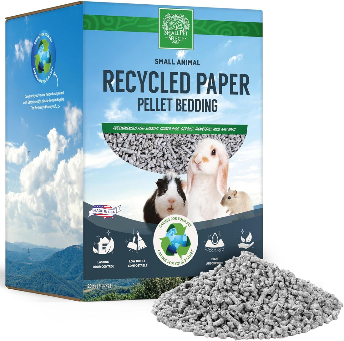 Small Pet Select Recycled Paper Pellet Bedding & Litter, Rabbits