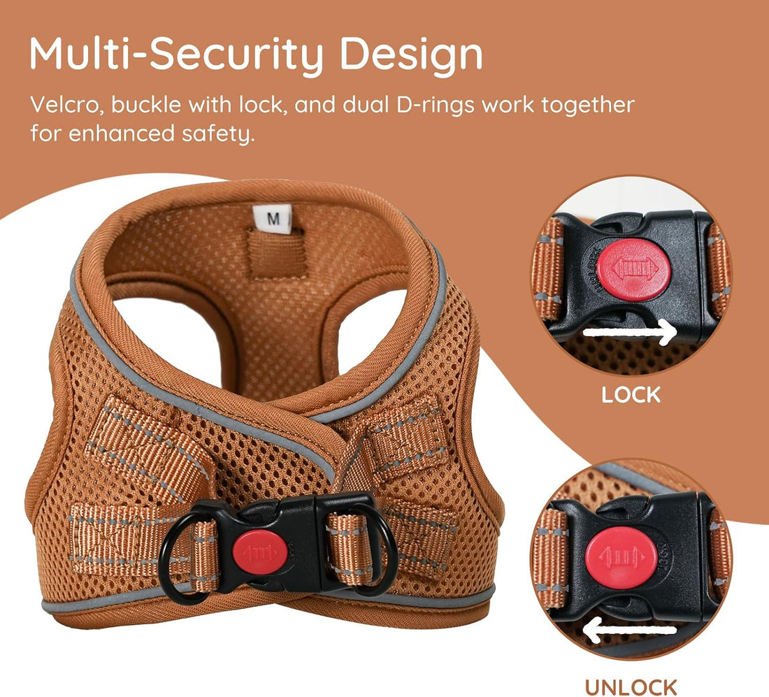 BELLA & PAL Step in Puppy Harness and Leash Set