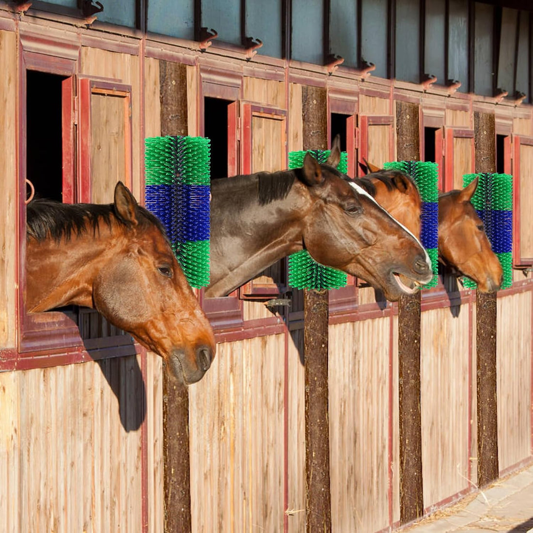 Livestock Scratching Brush for Horse Goat Cattle Cow Sheep Pig