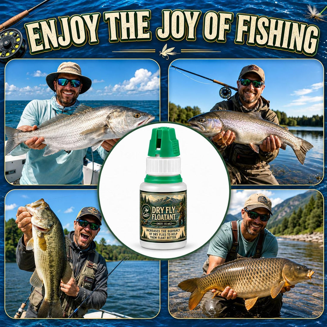 Fly Floatant, Enhanced Buoyancy Fly High Like Natural Insects 30ml