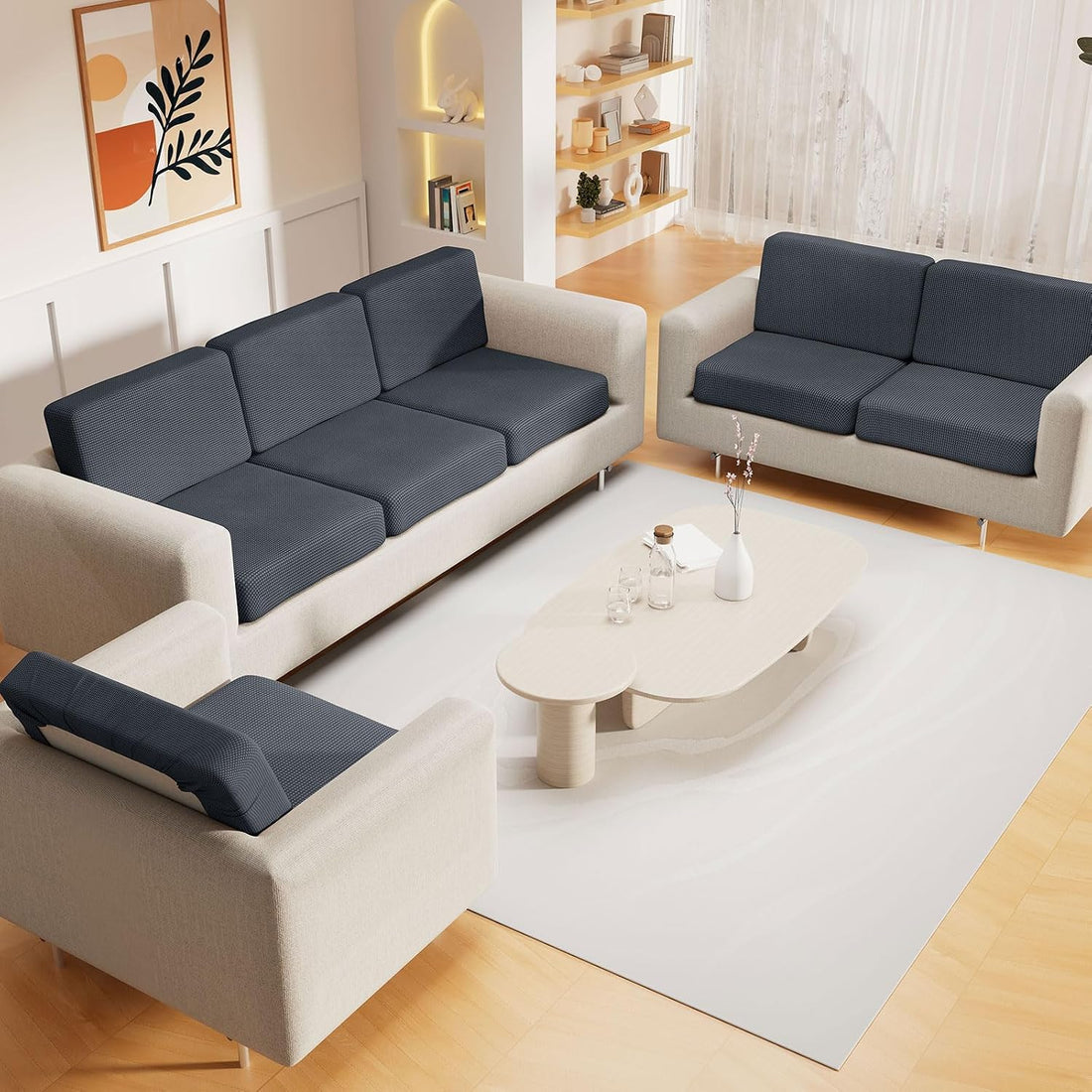 hyha Waterproof Couch Cushion Covers for Pets