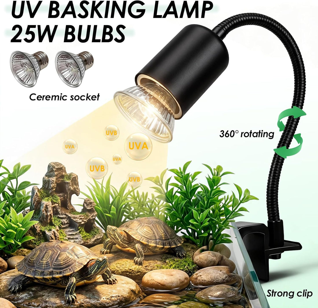 Turtle Tank Starter Kit,All-in-One Aquatic Turtle Aquarium Habitat